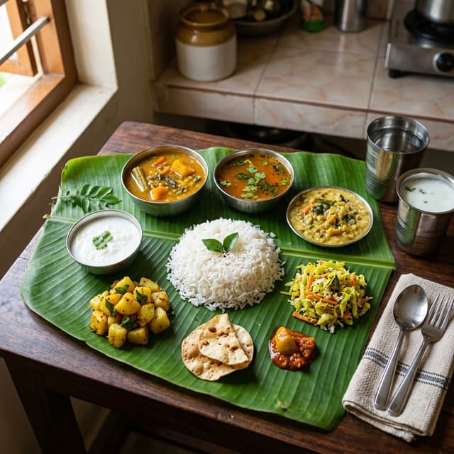 Banana Leaf Lunch